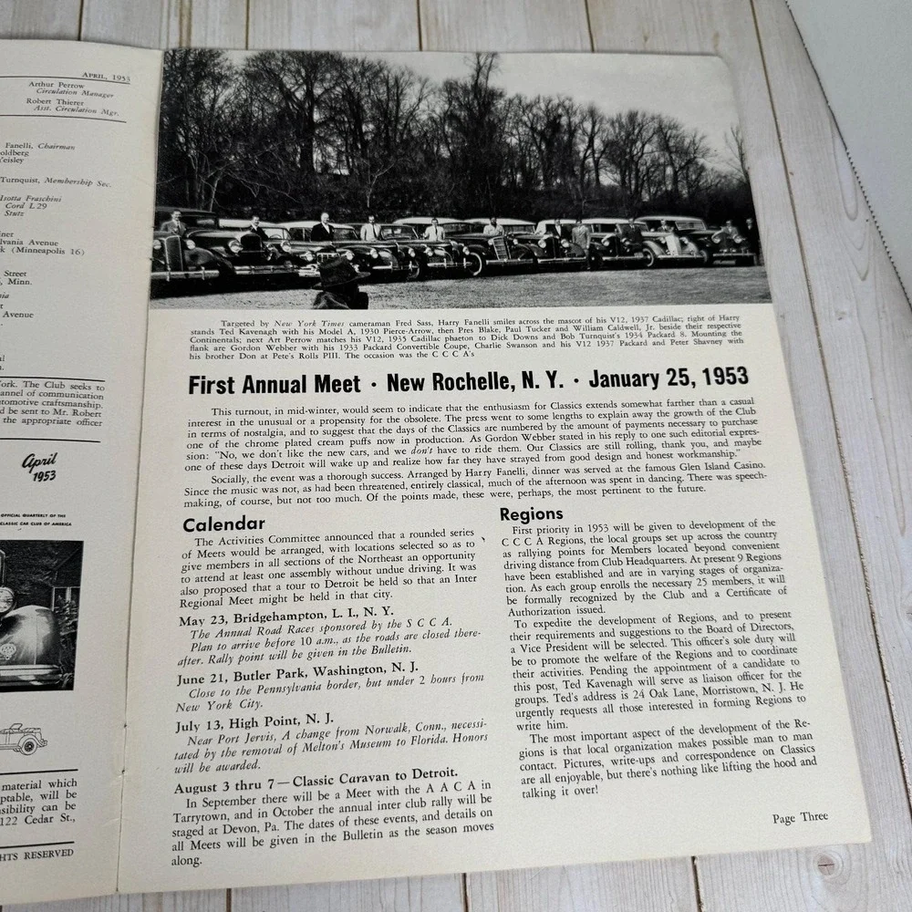 The Classic Car April 1953 Sports Show Issue Vintage Automobile Magazine